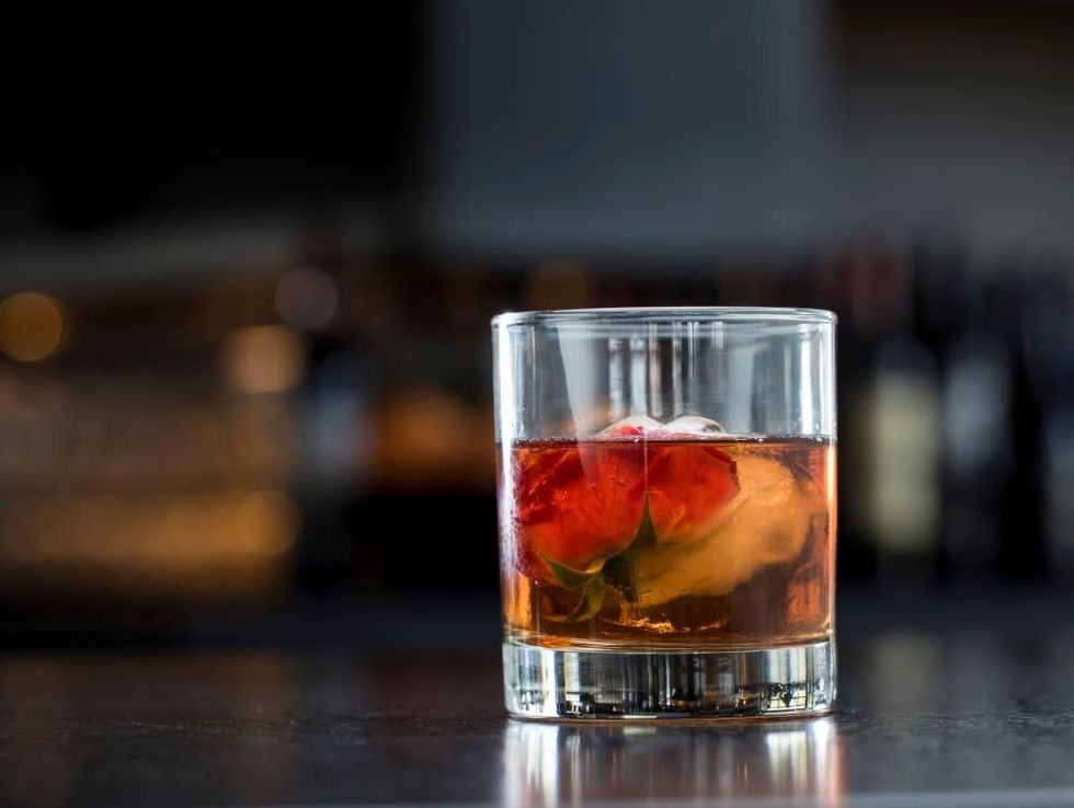 Poitin Old Graceful Rose cocktail