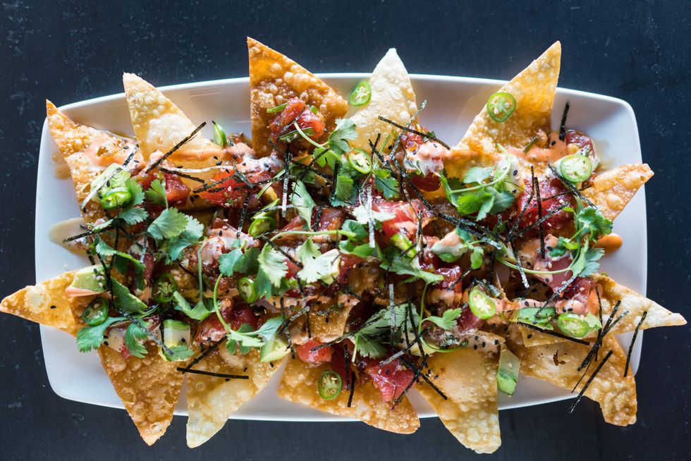 poke nachos at yard house