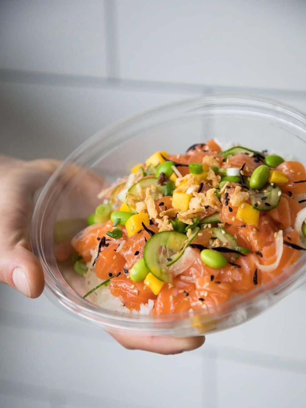 Pokeworks salmon bowl
