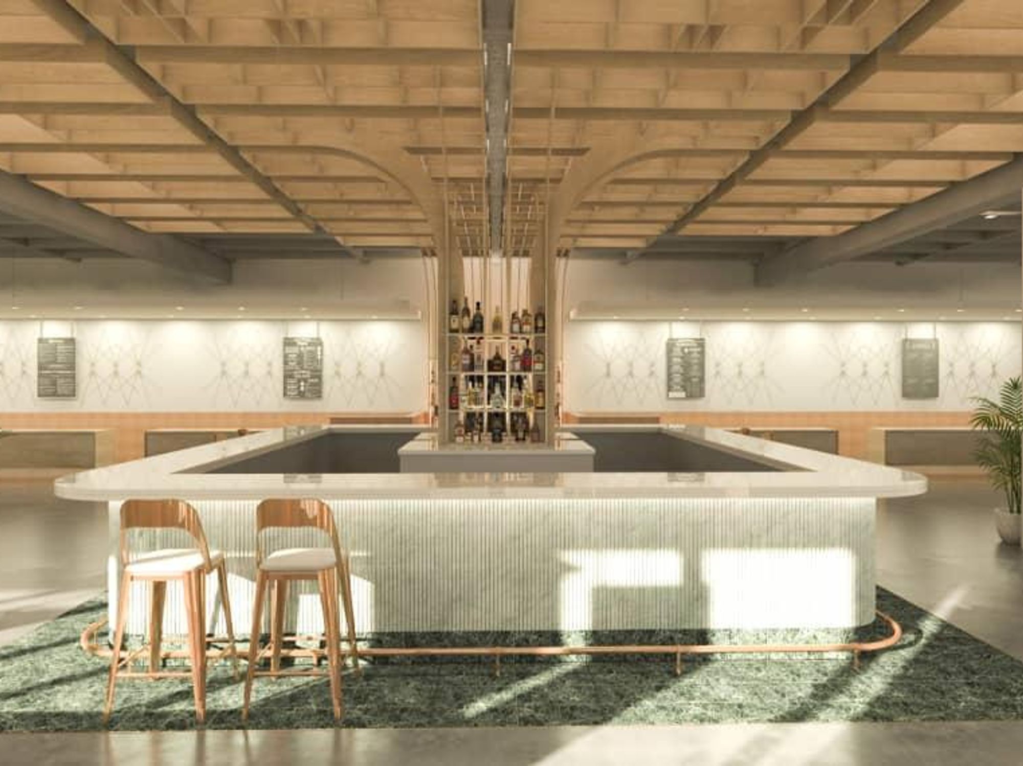 Politan Row Houston Rice Village interior rendering