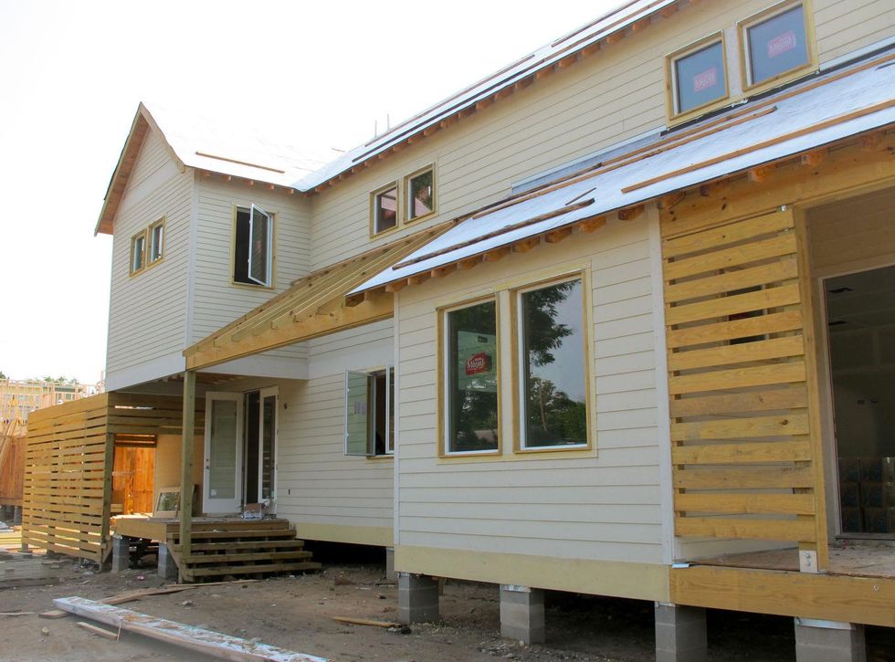 Porch Street construction July 2014