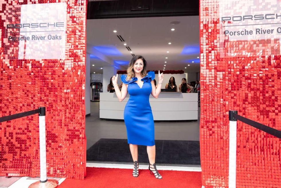 Porsche River Oaks grand opening Deborah Elias