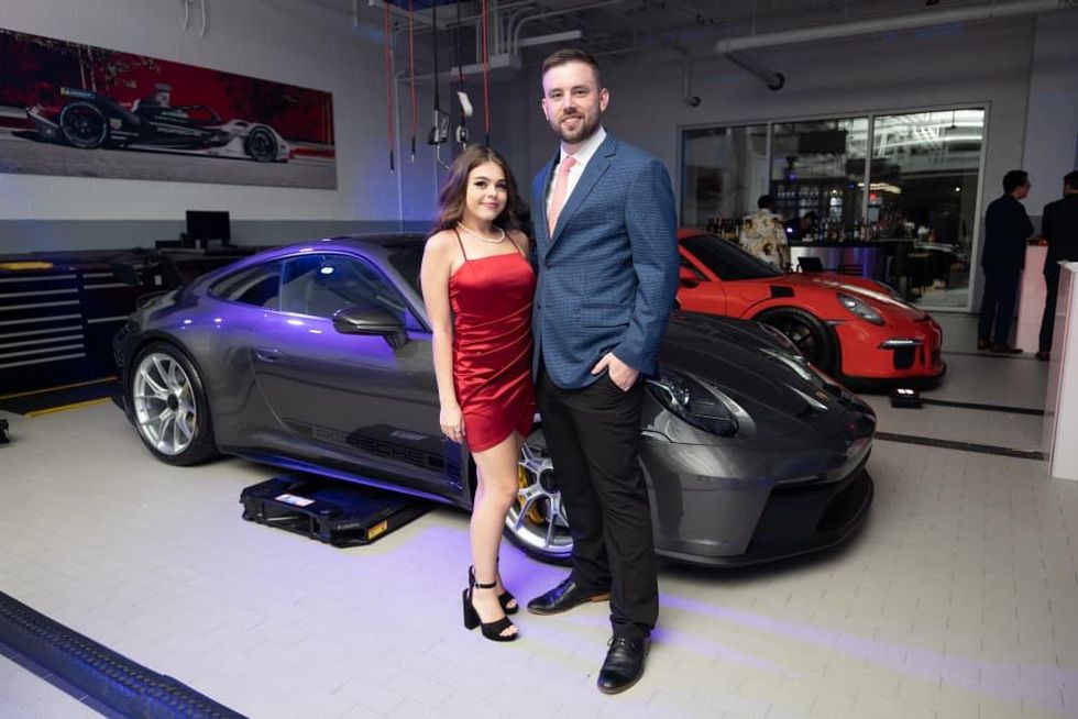 Porsche River Oaks grand opening Elizabeth Anderson Caleb Kelsey