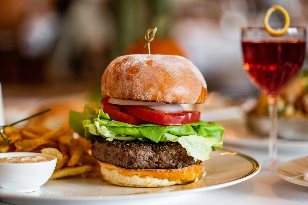 Post Oak burger from the Annie Cafe