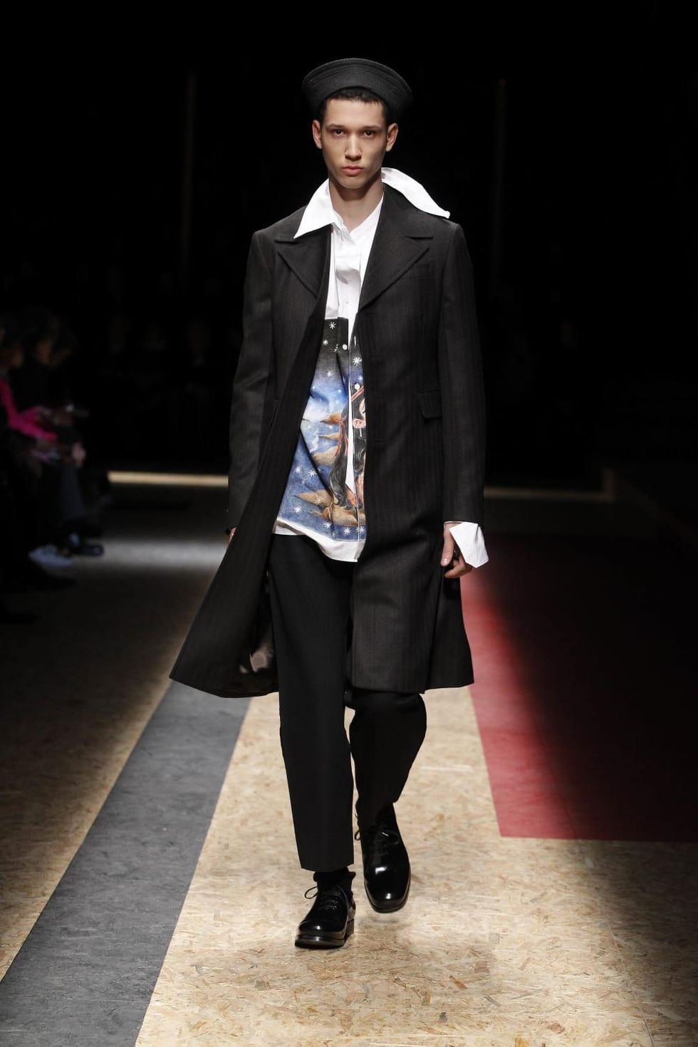 Prada menswear show in Milan January 2016
