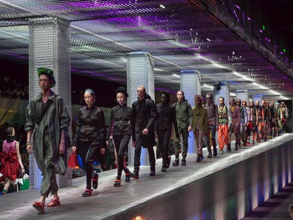 Prada menswear spring 2017 and womens resort