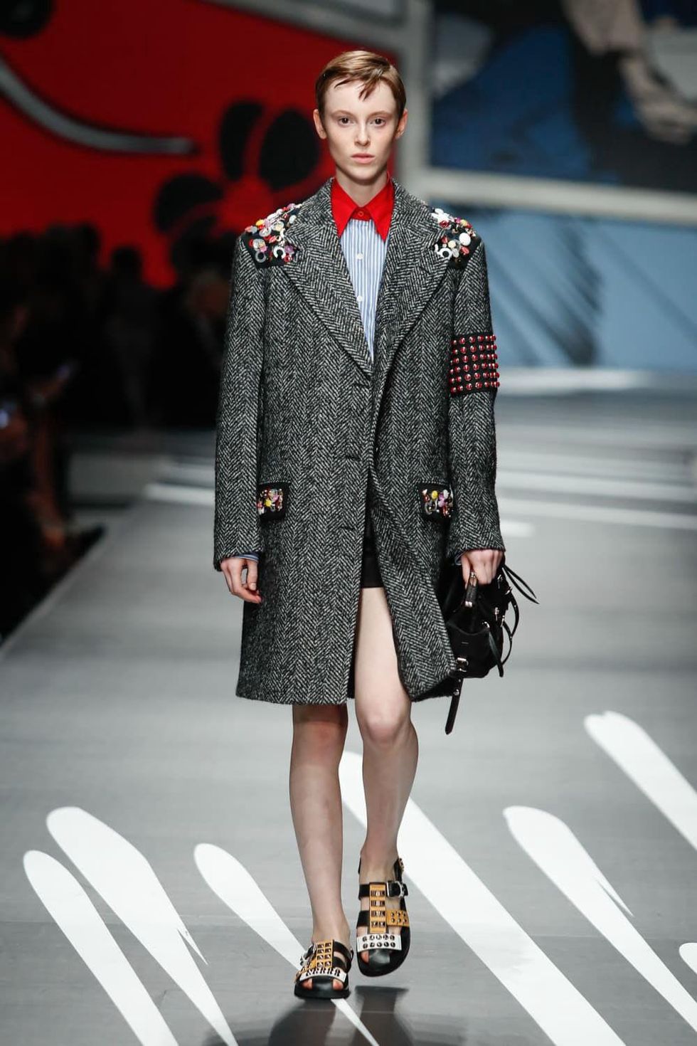 Fashionista Walking in Fendi Gucci Prada and Louis Vuitton · Creative  Fabrica