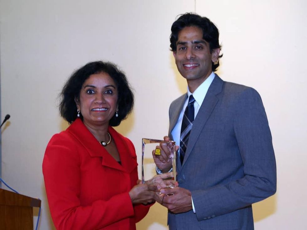 Pratham Holiday Party Annu Naik, Co-Chair with Dr. Sandeep Shah, Keynote Speaker