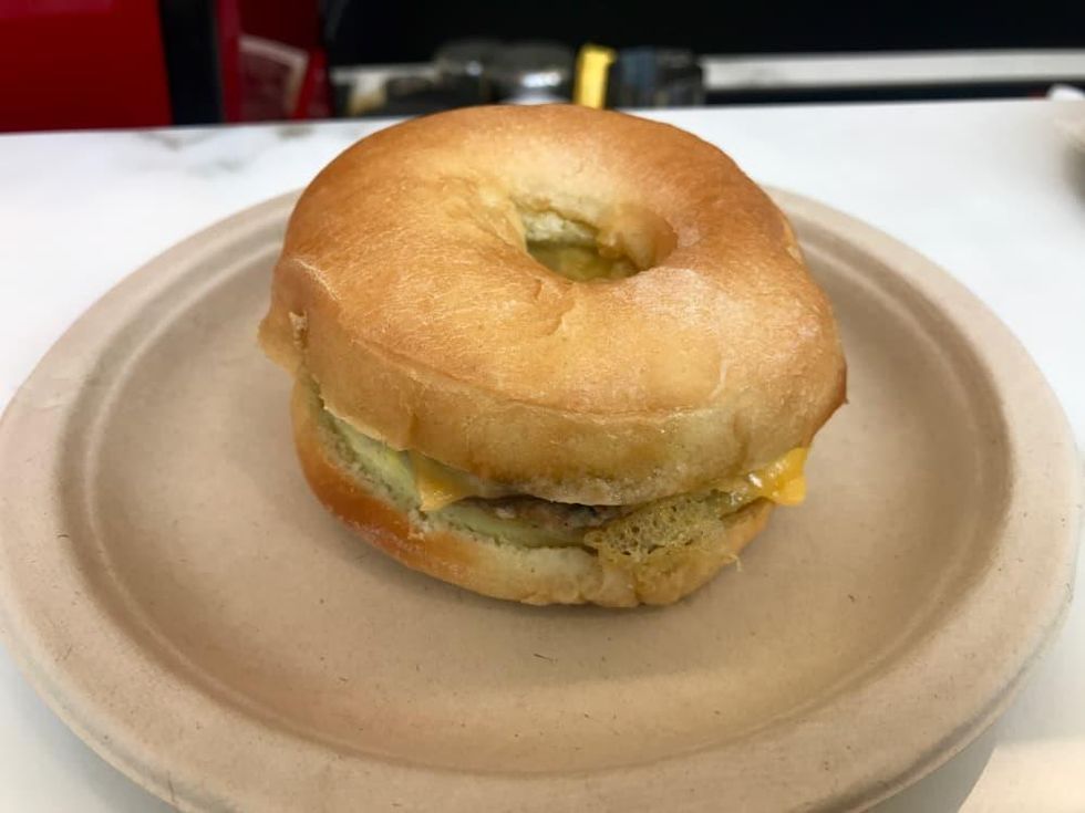 Prelude Coffee breakfast sandwich