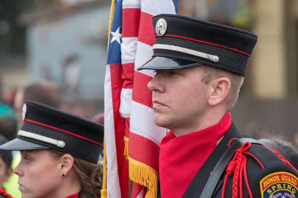 President Bush train 4141 procession Spring