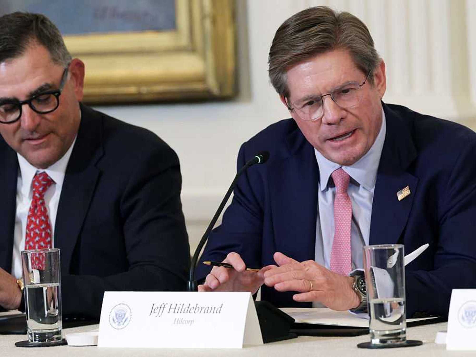 President Trump Meets With Oil And Gas Executives At The White House Jeffery Hildebrand