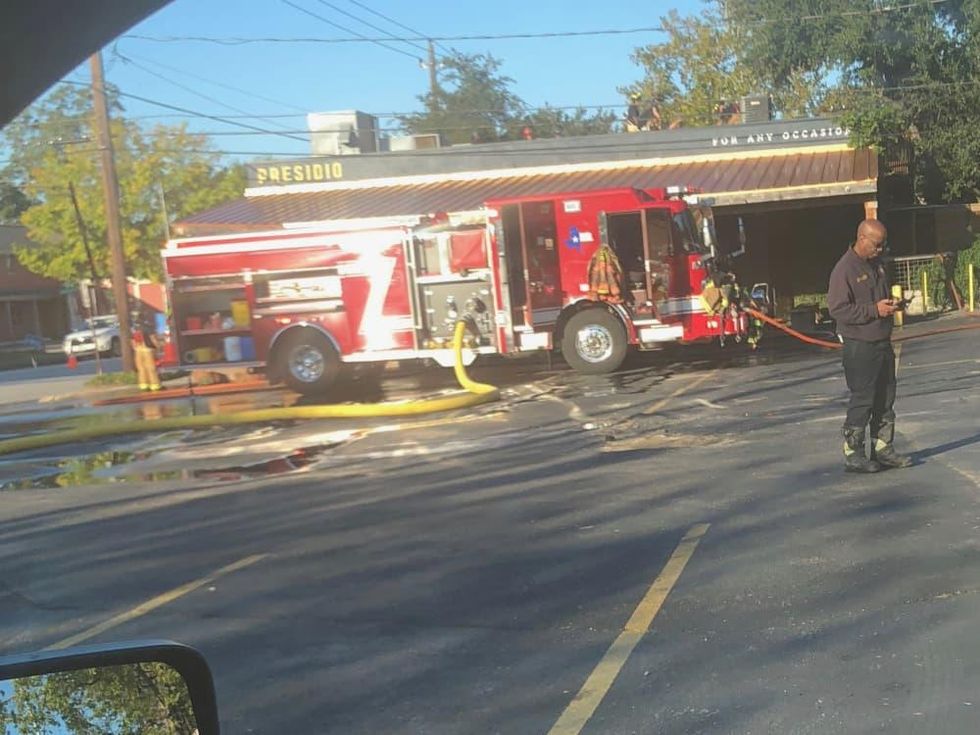 Presidio fire trucks
