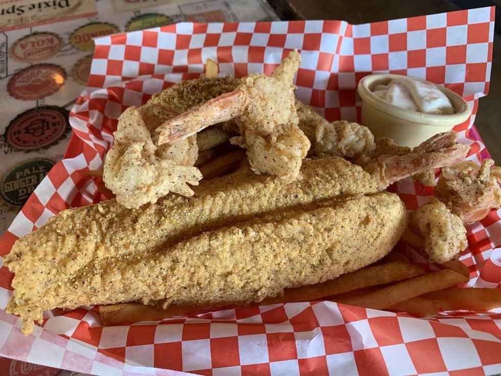 Preslee's seafood basket