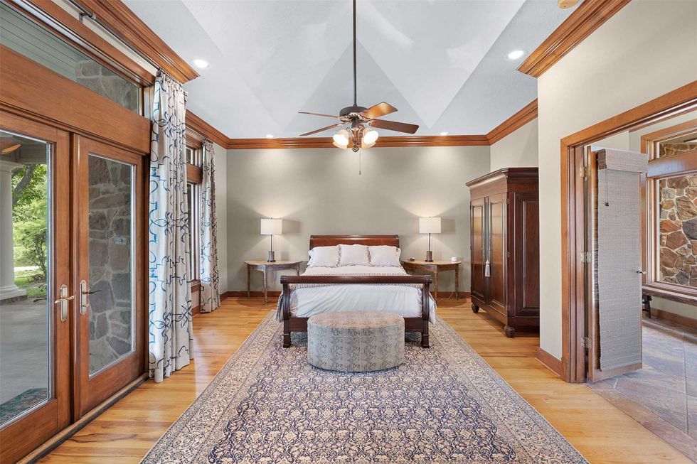 Primary suite of S Lazy S Ranch at 8502 Stansberry Road in Wallis