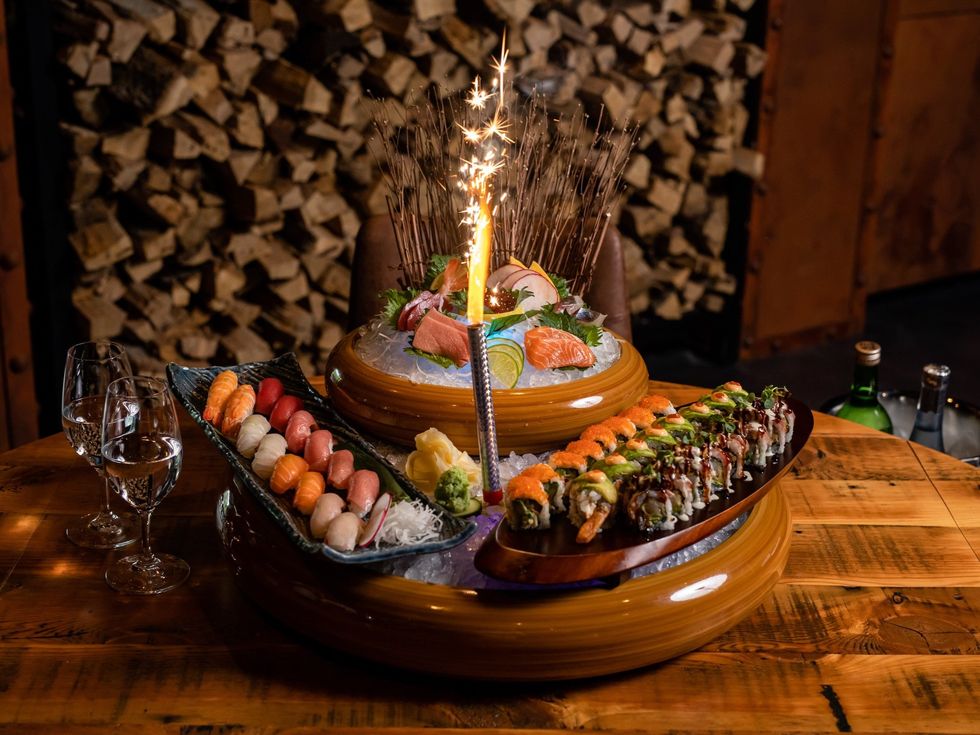 Prime 131 steakhouse sushi platter