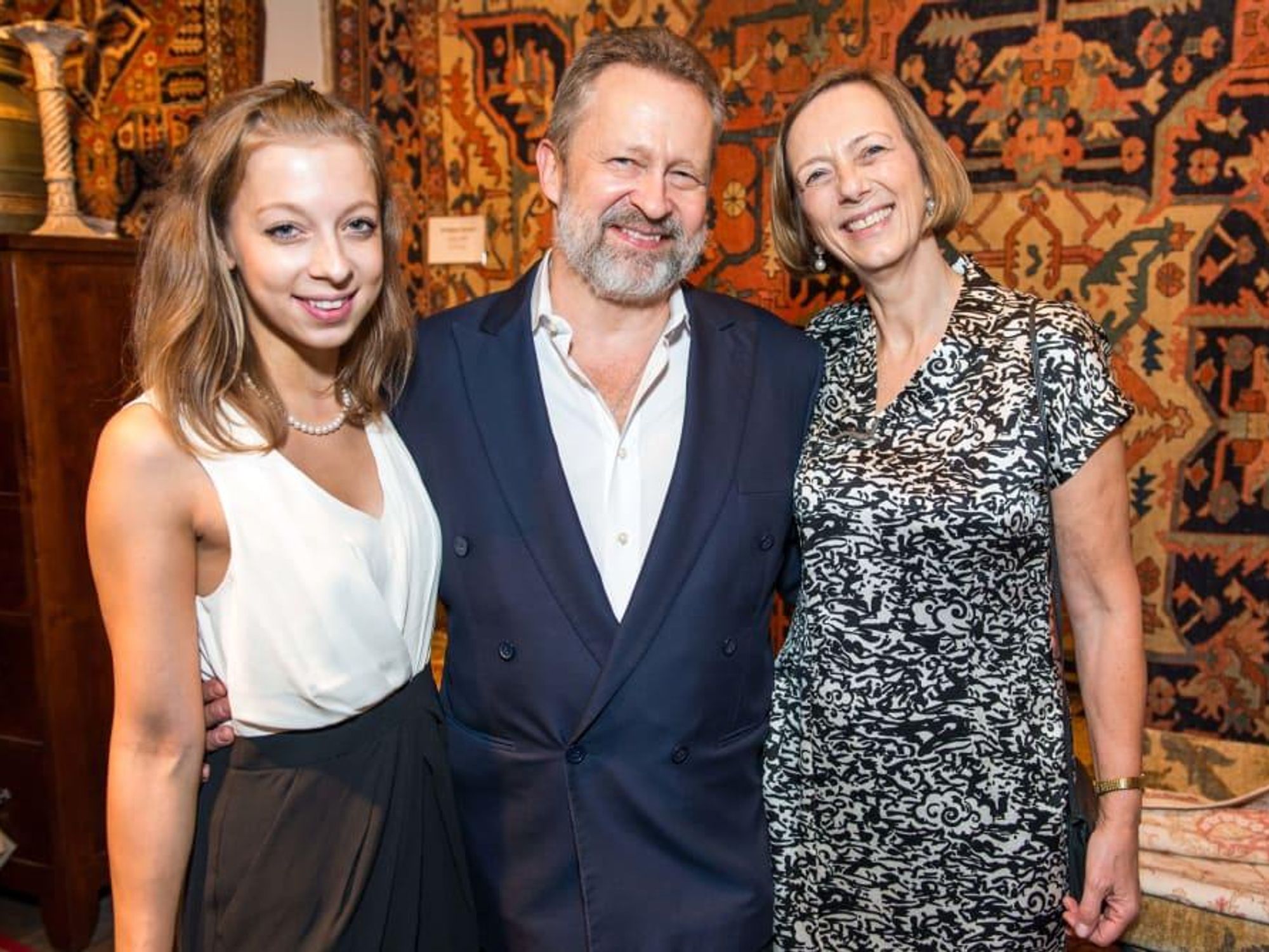 Princess Maria Galitzine, from left, Prince Piotr Galitzine and Archduchess Maria Anna Galitzine