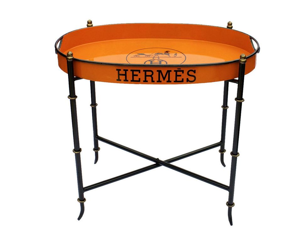 product photos for Laurier Blanc Hermes tray table