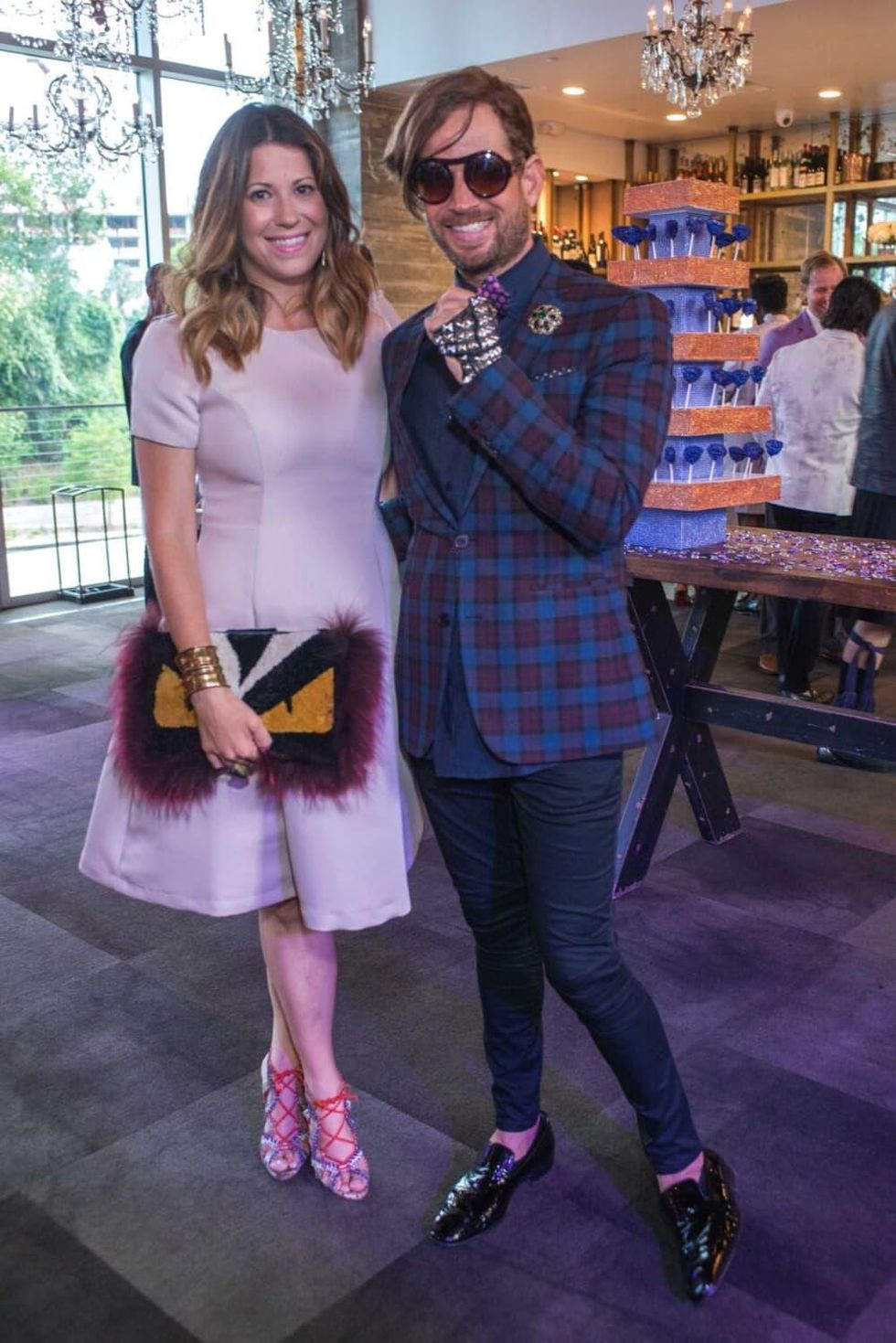 Purple party, Ally Shell-van Koolwijk, Jeff Shell