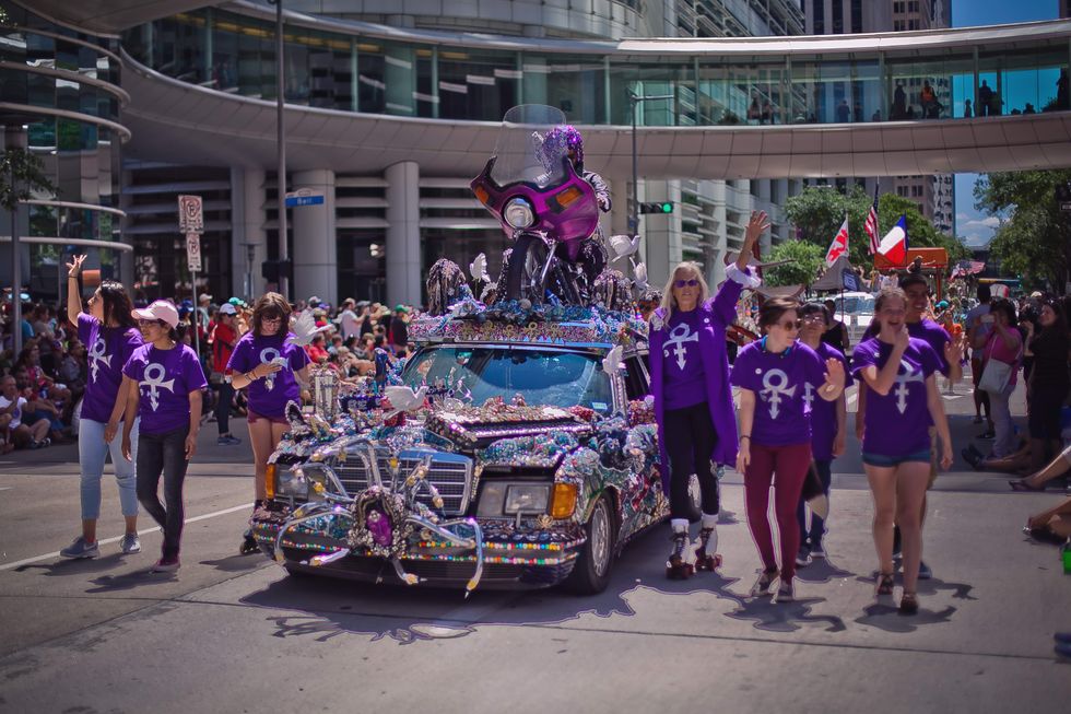 Purple Reign art car