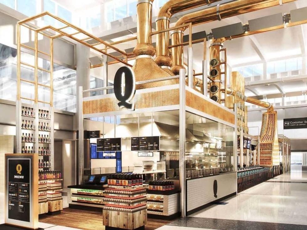 Q restaurant from chef Greg Gatlin at Bush Intercontinental Airport