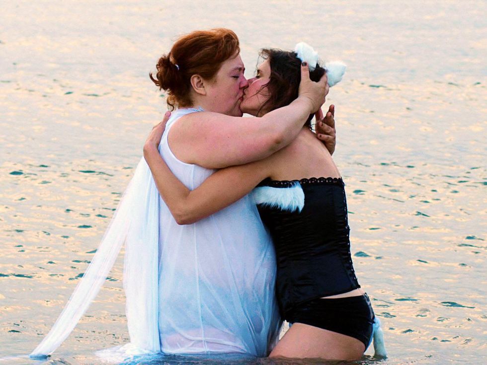 QFest Houston July 2013 Sara Sevigny as Gail and Amy Jean Johnson as Marcy in FOURPLAY