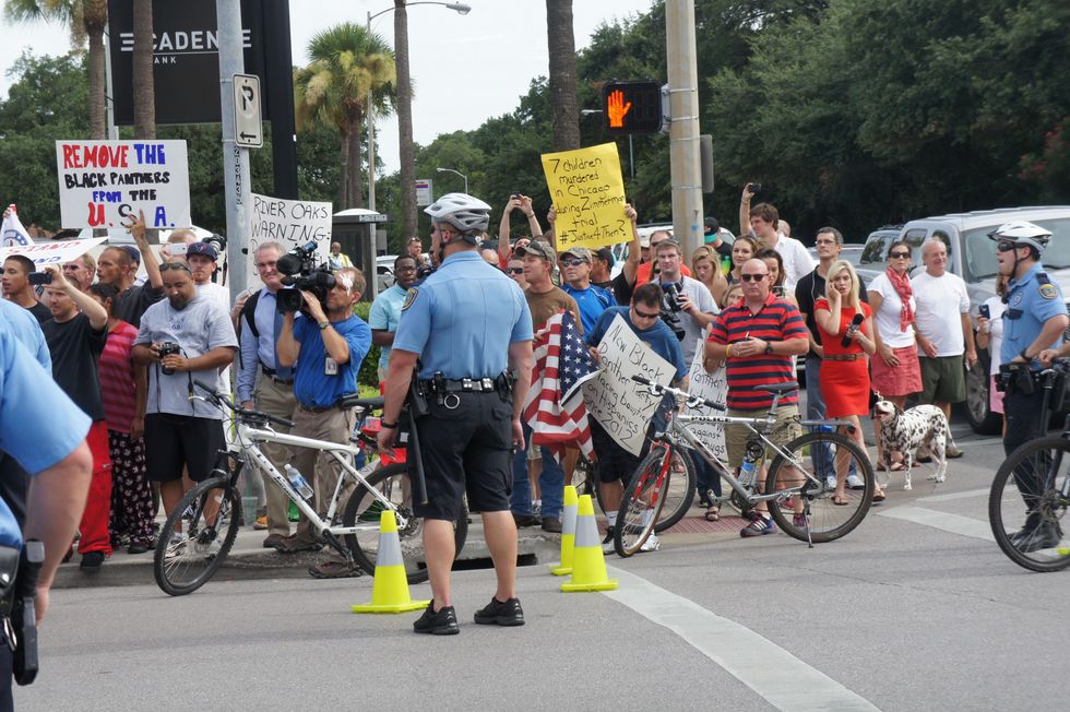 Quanell X Trayvon Martin River Oaks Protest stand your ground George Zimmerman
