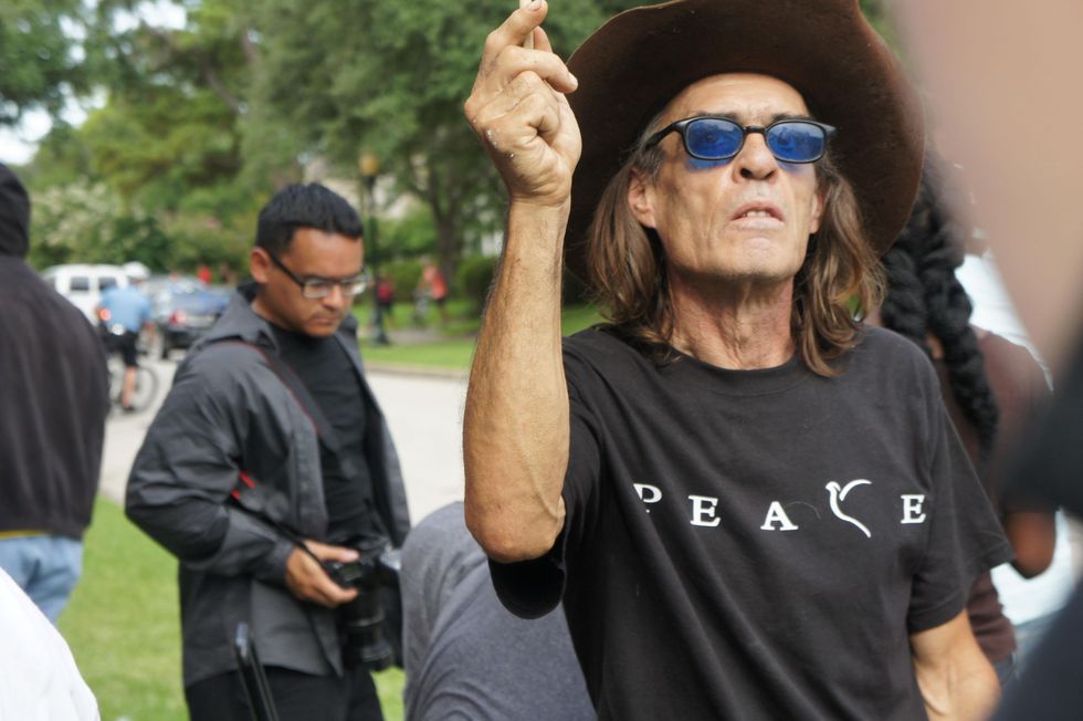 Quanell X Trayvon Martin River Oaks Protest stand your ground George Zimmerman