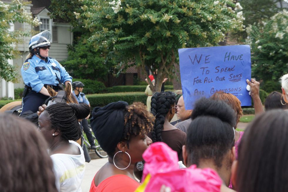 Quanell X Trayvon Martin River Oaks Protest stand your ground George Zimmerman
