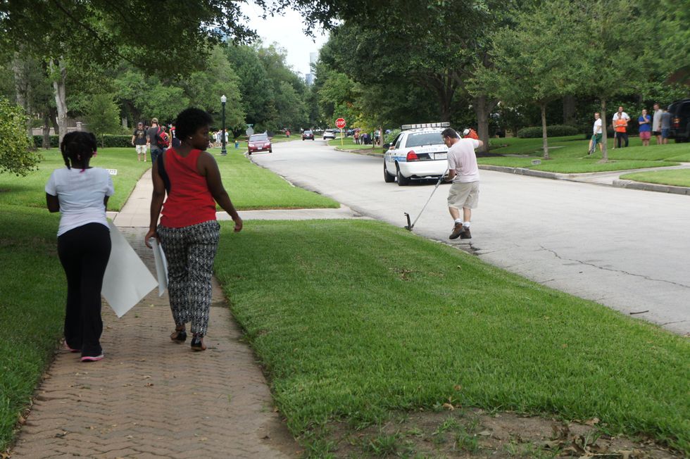 Quanell X Trayvon Martin River Oaks Protest stand your ground George Zimmerman