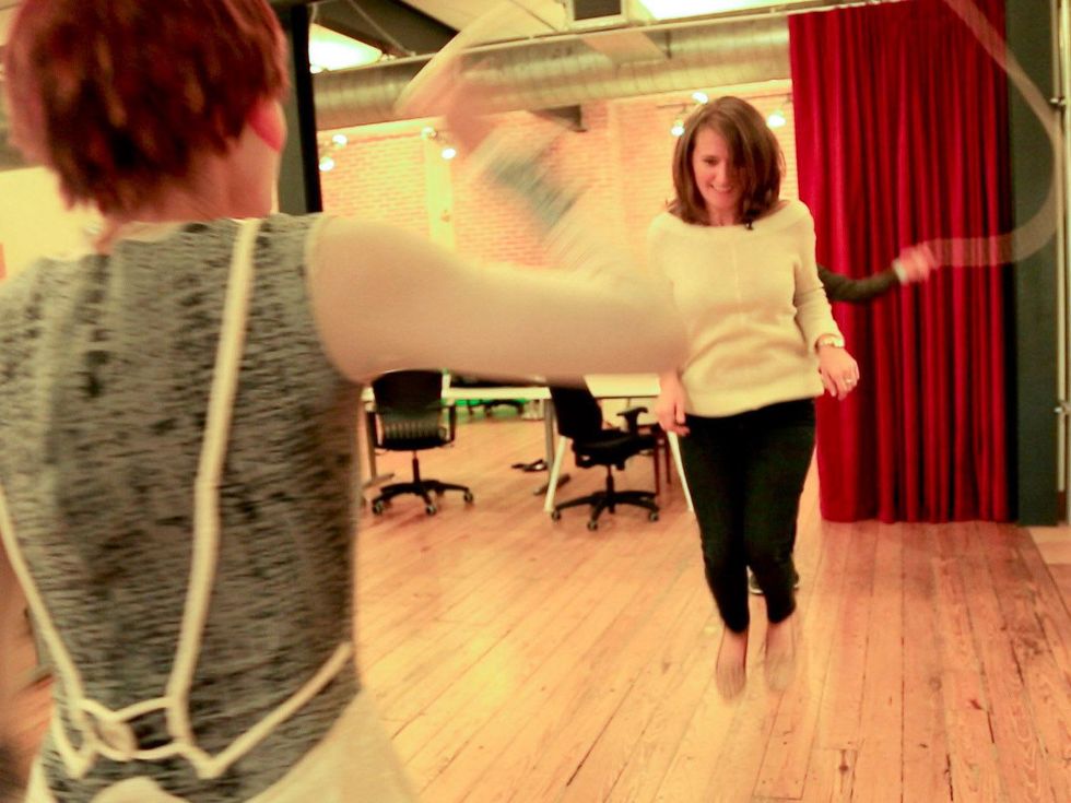 Quidam, jumping rope, February 2013