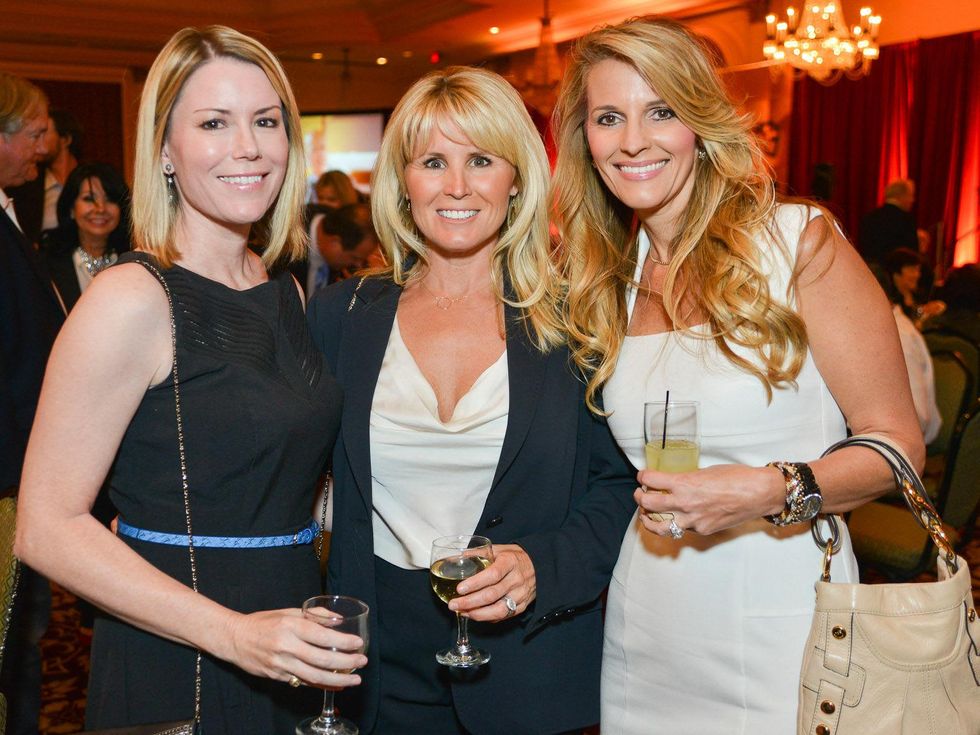 R.C. Slocum dinner, March 2013, Fidge Kelm, Tracey Richardson, Trish Milstead