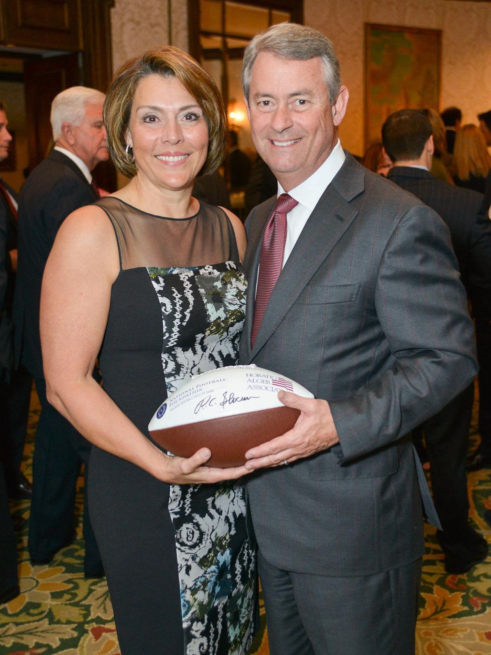 R.C. Slocum dinner, March 2013, Julia Ellis, Mark Ellis