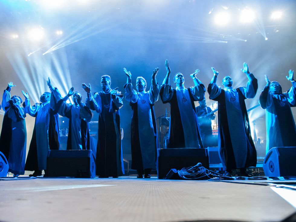R Kelly choir at Free Press Summer Fest