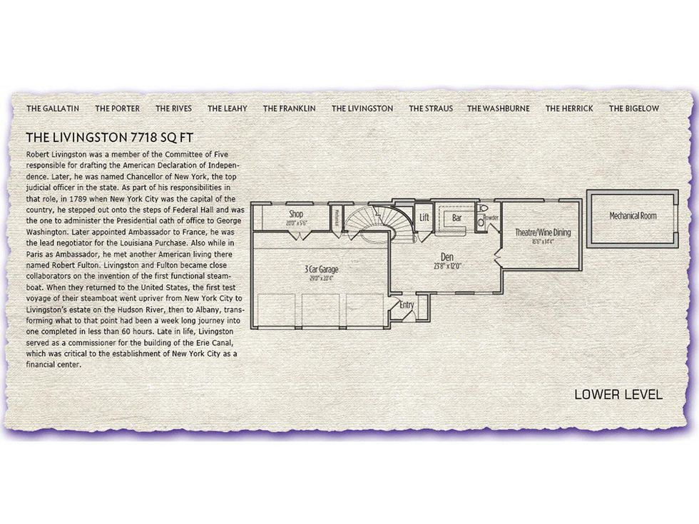 R\u00f6he & Wright\u2019s Saint Honor\u00e9 Floorplan for $3.15 million townhome