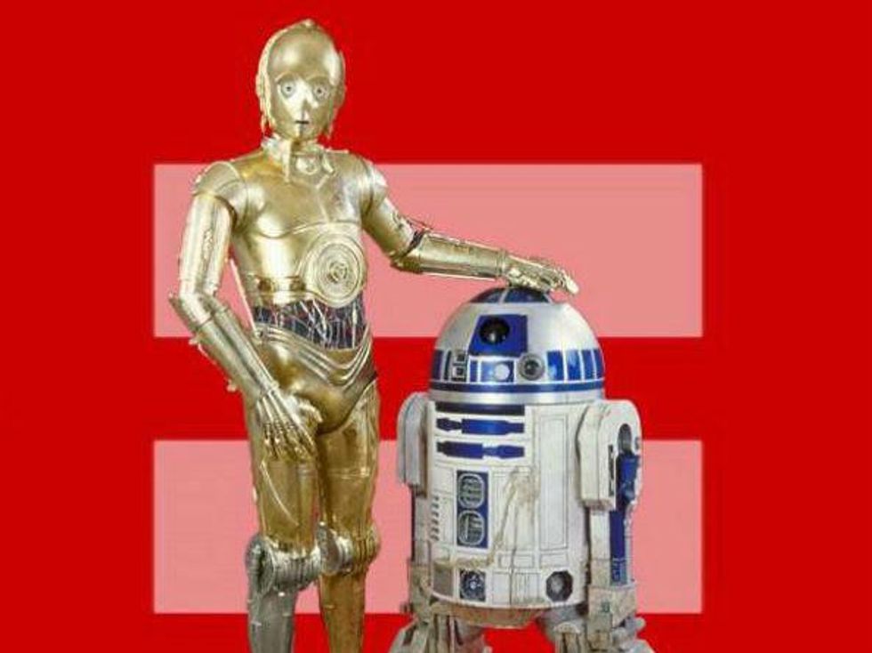 R2D2 and C3PO for gay marriage