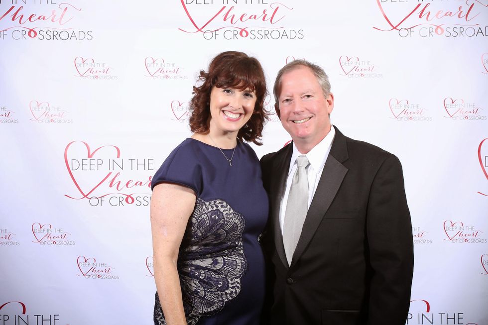 Raana and Mark Bell at the Crossroads Gala June 2014