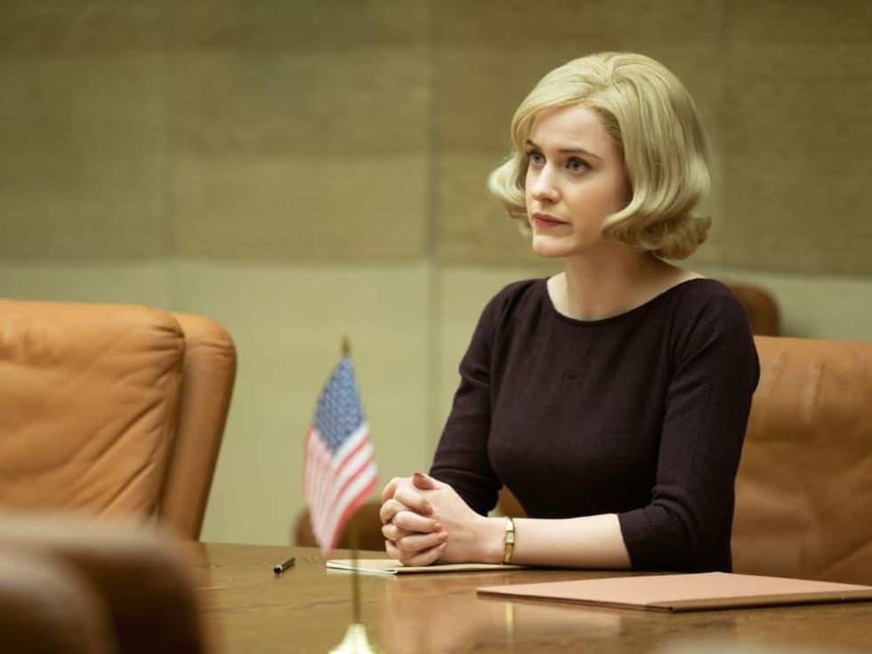 Rachel Brosnahan in The Courier