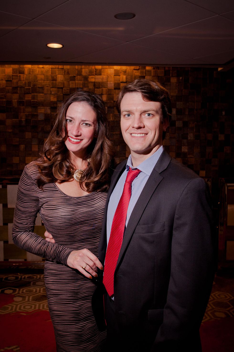 Rachel Price and Hugh Brasher at the Texas Film Awards Event February 2015