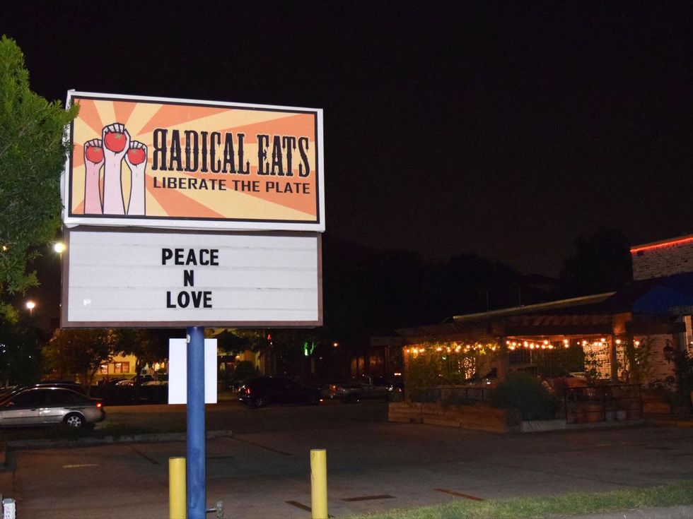 Radical Eats Montrose sign