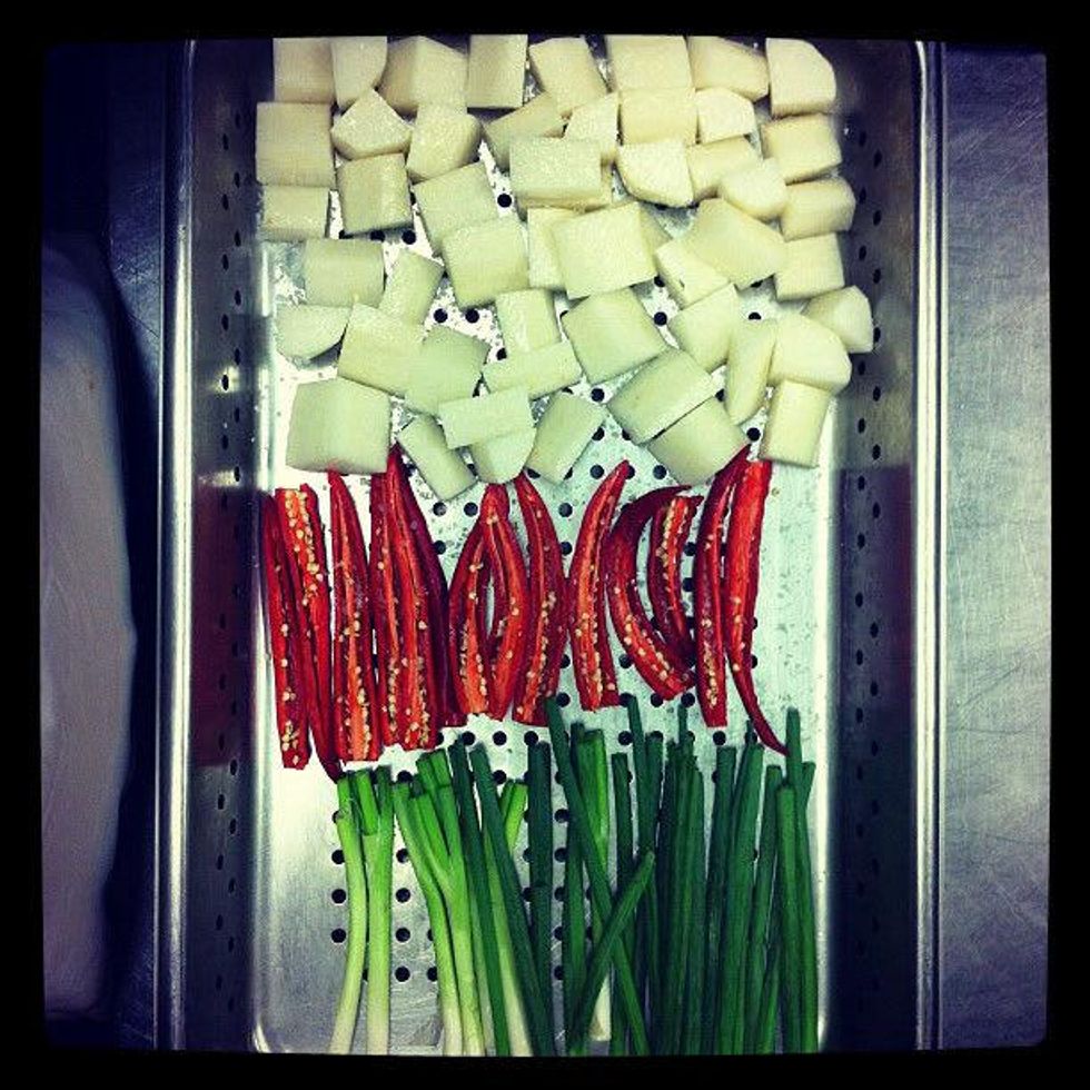 Radish kimchi chingu