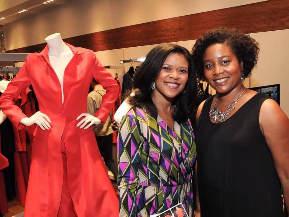 Raeanne Walker, Terri Smith at Christian Siriano show at Elizabeth Anthony