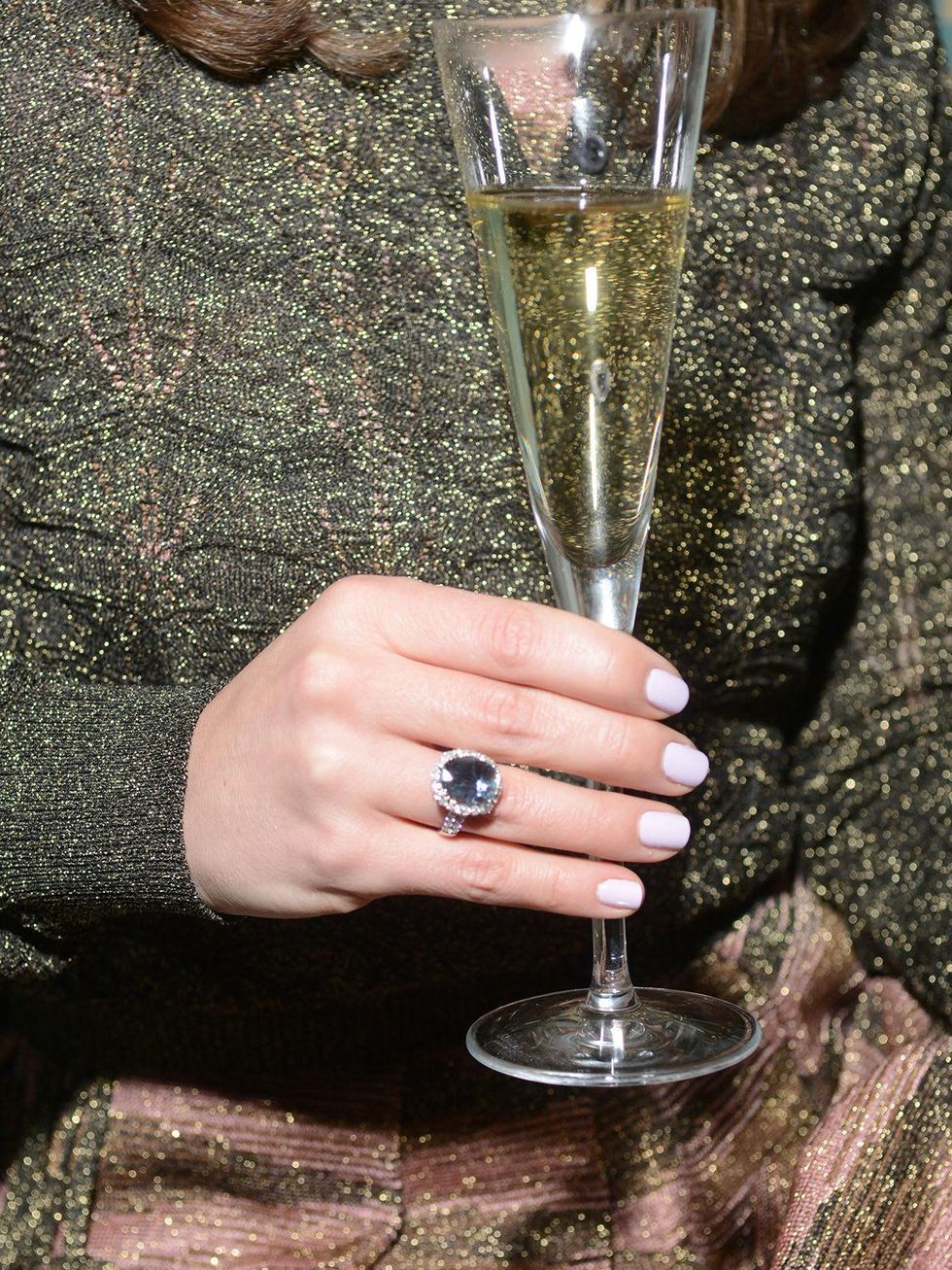 Raffle prize- Blue Tourmaline and Diamond Ring Donated by Nacol & Co. at the JDRF gala kick-off party January 2014