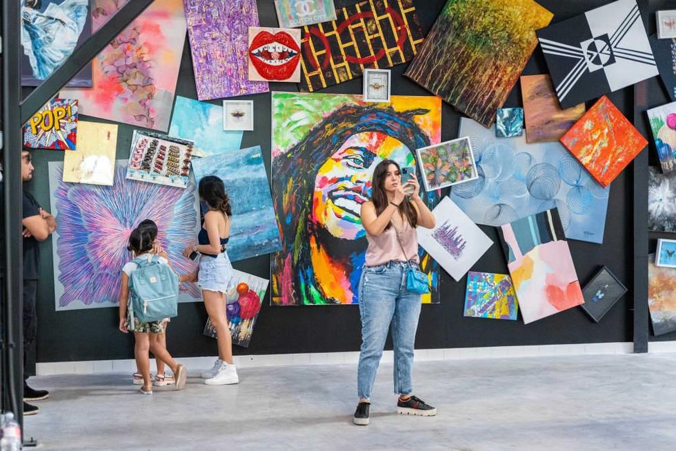 Railway Heights art wall