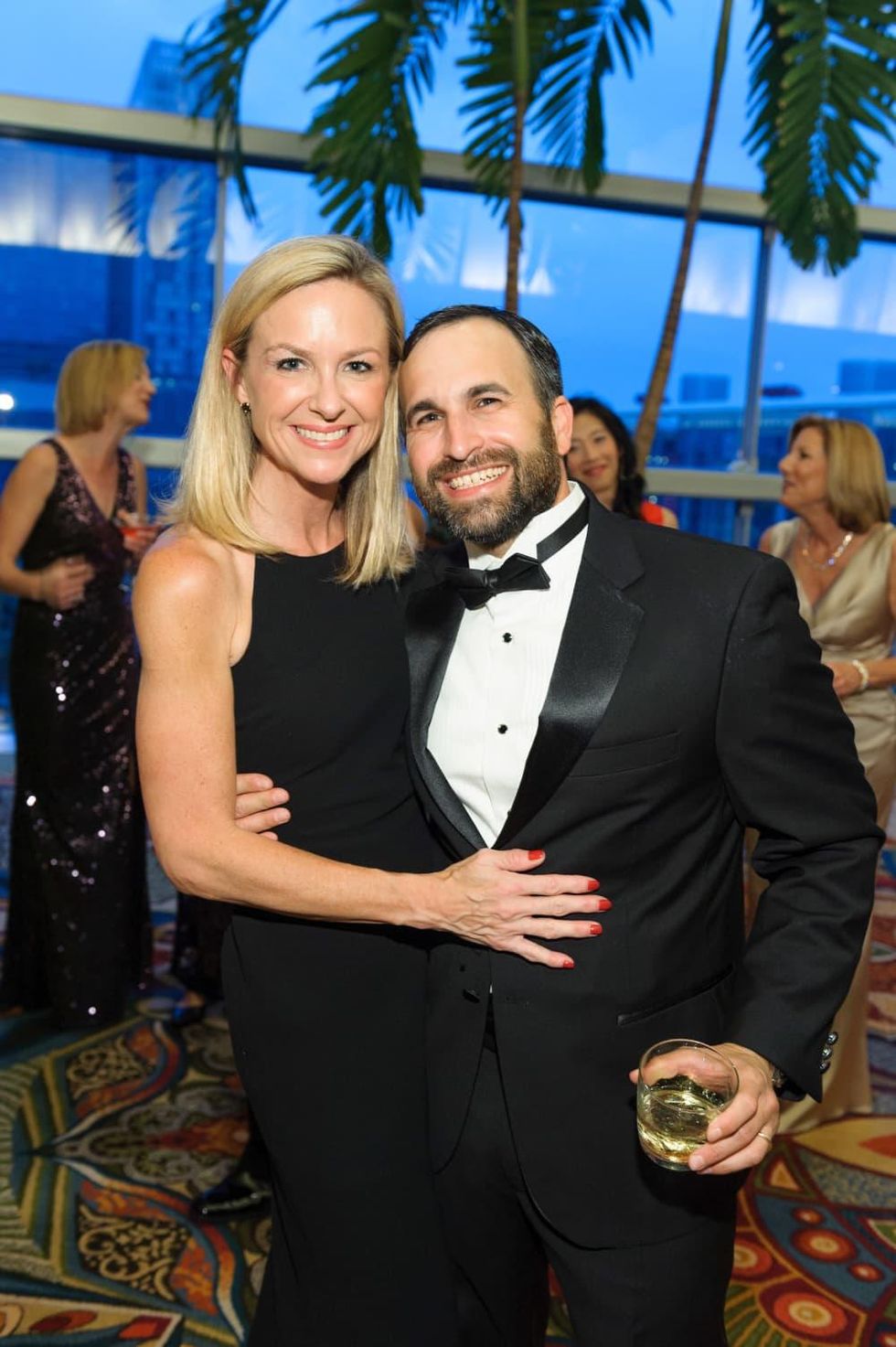 Rainy and Brian Gibbs at Memorial Hermann Gala