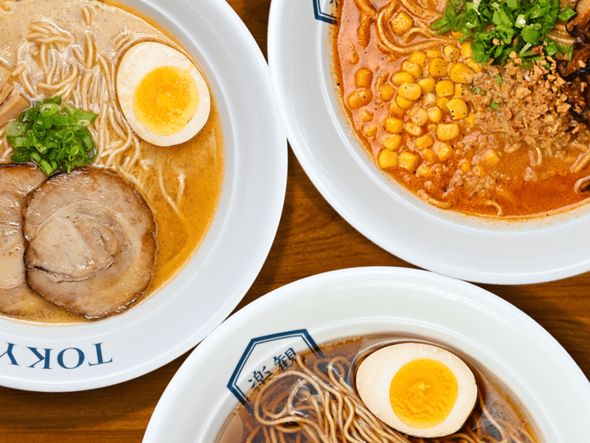 Rakken Ramen food spread