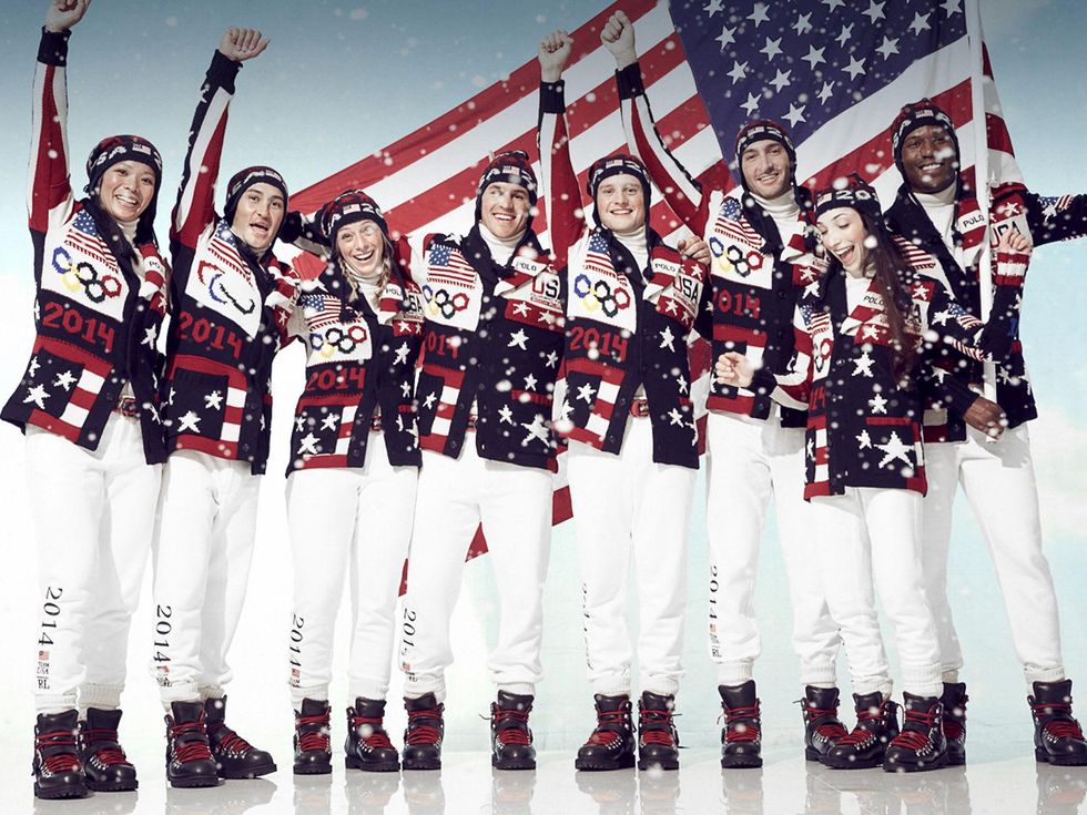 Ralph Lauren Olympic opening ceremonies uniforms January 2014 athletes
