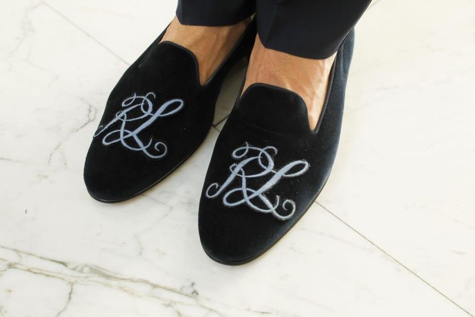 Ralph Lauren Purple Label Spring 2016 collection slippers