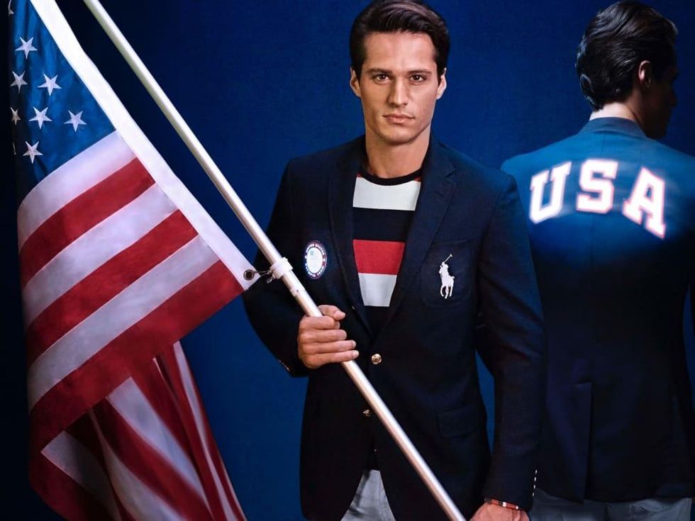 Ralph Lauren USA Olympic flag bearer jacket