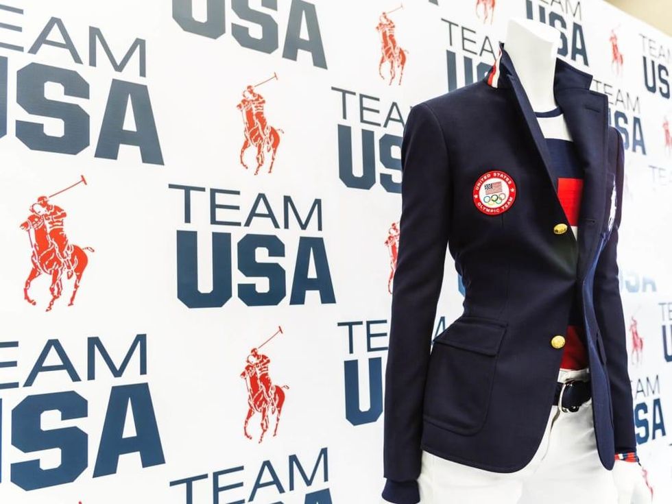Ralph Lauren USA Olympic outfits at George R. Brown