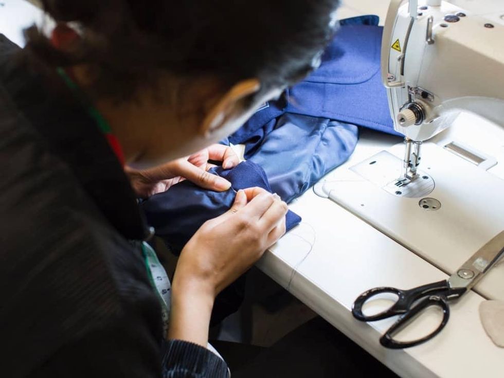 Ralph Lauren USA Olympic outfits, tailor on site